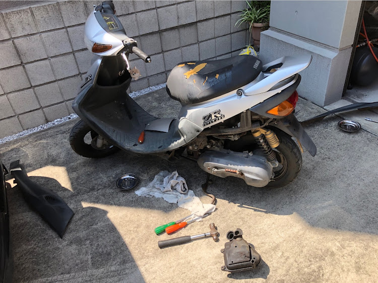 その他のYAMAHA・スーパージョグZR・3YK・ヤフオクでポチった・２ストスクーターに関するカスタム事例の投稿画像4枚目