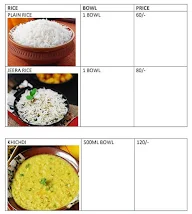 Thali Foodz menu 7