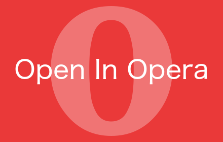 Open in Opera Browser chrome extension