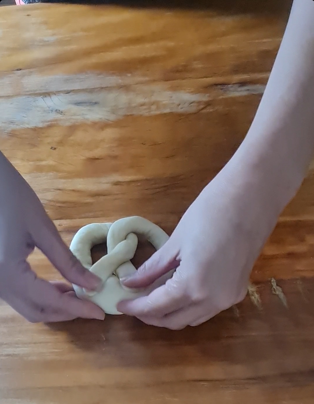 formato final do pretzel
