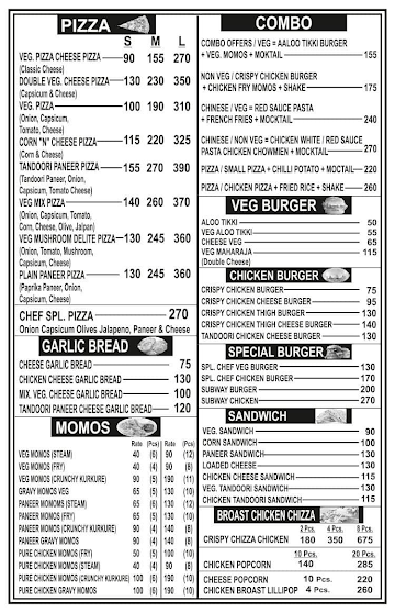Al - Umar Foods menu 