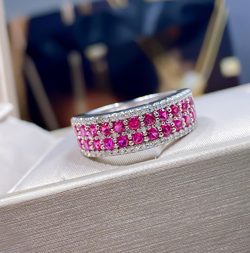 Title 6, Simple Three-row Micro-inlaid AAA Zircon Female...