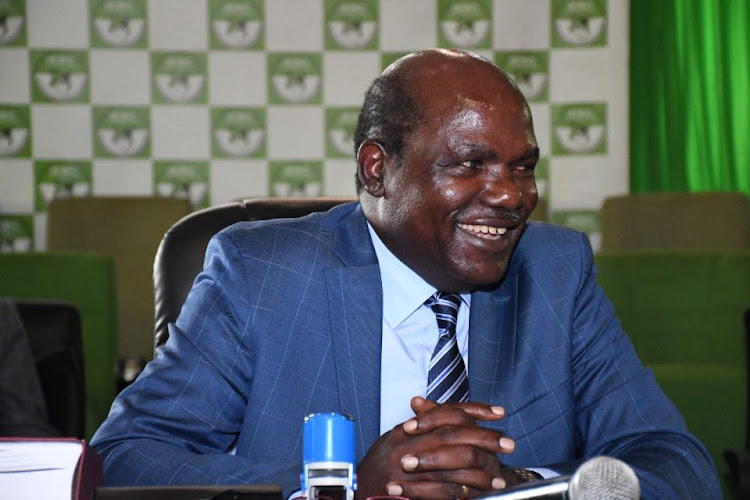 Former IEBC chairman Wafula Chebukati.