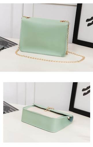 Title 10, Womens Niche Square Chain Casual Shoulder Bag....