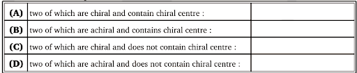 Structural and stereo isomerism