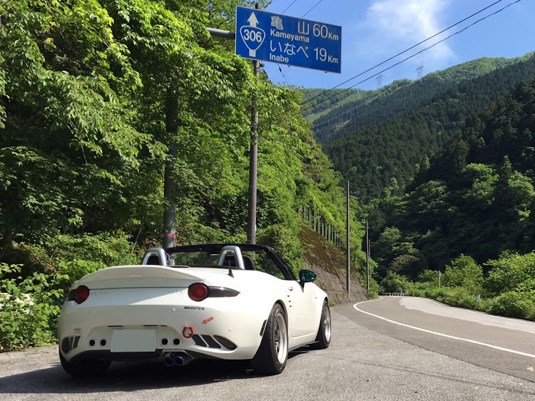 ロードスターのmekura's・鞍掛峠・ドライブ・密林リップ・バネ交換に関するカスタム事例の投稿画像1枚目