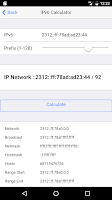 IPv4/v6 CIDR Calculator Screenshot