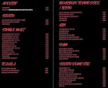 Bay 15 menu 