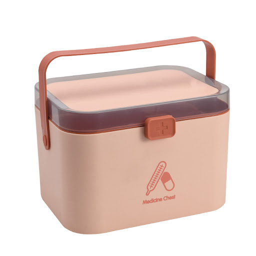 Title 5, Portable Double-Layer First Aid Medicine Box. K...