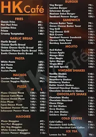 HK Cafe menu 1
