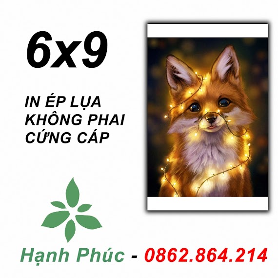 In Ép Lụa In Ảnh Theo Yêu Cầu Ép Lụa 6X9 - Chất Liệu Cứng Cáp - Không Phai - In Polaroid - In Hạnh Phúc