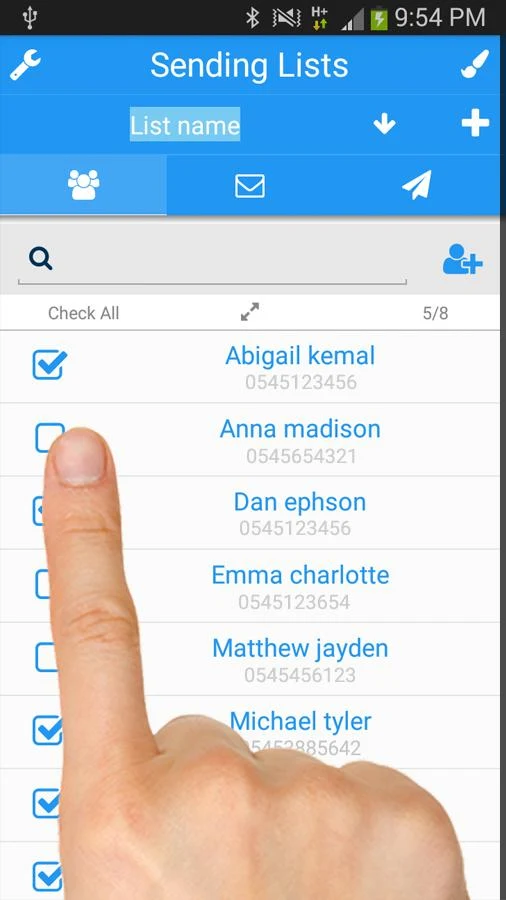    Multi SMS & Group SMS PRO- screenshot  