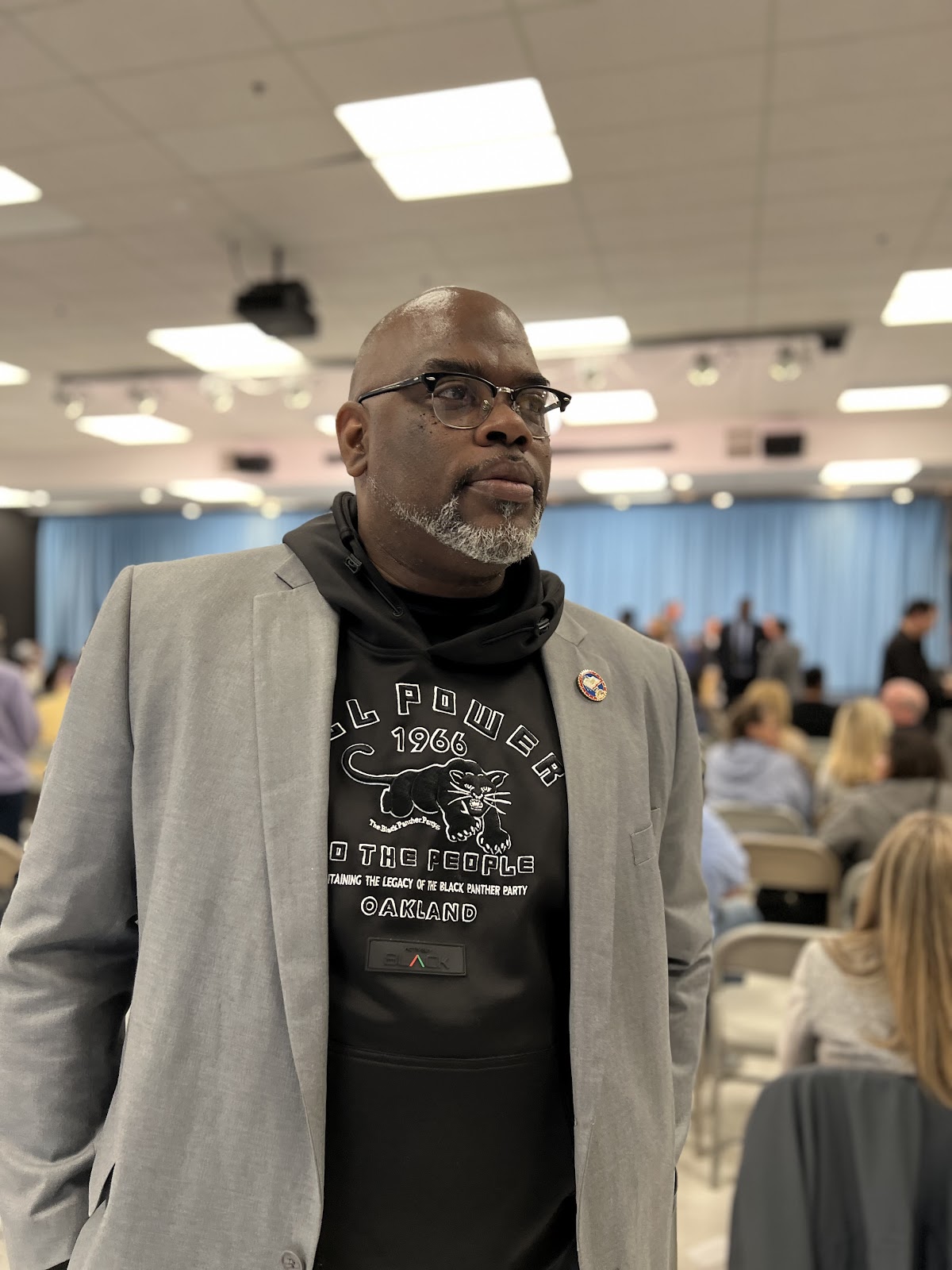 San Jacinto Councilmember Brian Hawkins at the critical race theory workshop March 22 in Temecula. (Photo courtesy of Brian Hawkins)