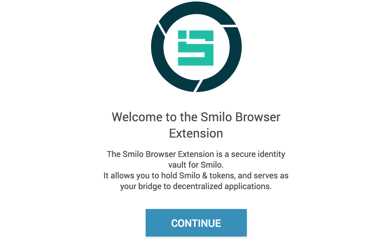 Smilo Browser Extension Preview image 1