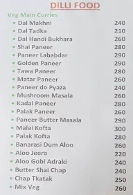 Dilli Food menu 1