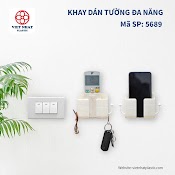 Giá Kệ Để Treo Điều Khiển Sạc Điện Thoại Ống Cắm Remote Tivi Điều Hòa Khay Đỡ Đựng Đồ Đa Năng Dán Tường Aladanh - Net - Vn