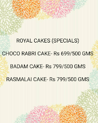 Cake Studio menu 2