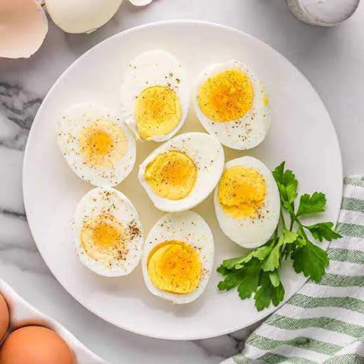 Boiled Egg With Garnish