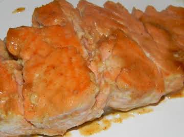 Brown Sugar and Honey Glazed Salmon