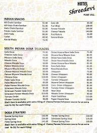 Melange by Hotel Shreedevi menu 7