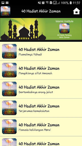 40 Hadis Akhir Zaman