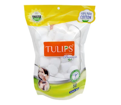 Tulips Tulip Cotton Balls White - 50 pcs