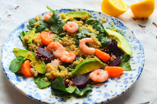 Prawn, Quinoa & Tangerine Salad