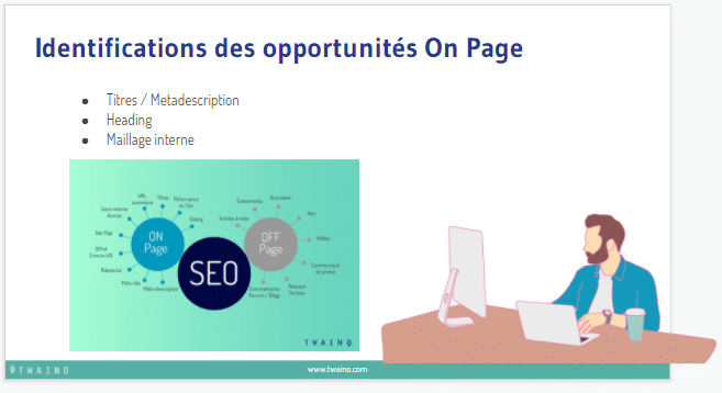 Identifications des opportunites on page