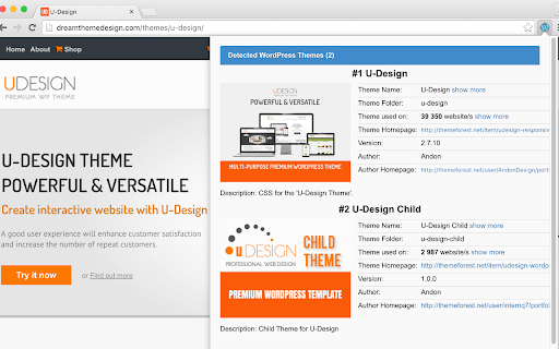 WordPress Theme Detector and Plugin Detector