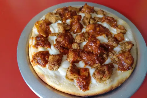 Cheese Blend Barbeque Chicken And Schezwan Chicken Pizza [7 Inches]