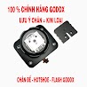 Chan Đèn Hotshoe Đen Flash Godox V1 Canon/Nikon/Sony Chân Sắt