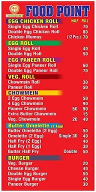 The Food Point menu 1