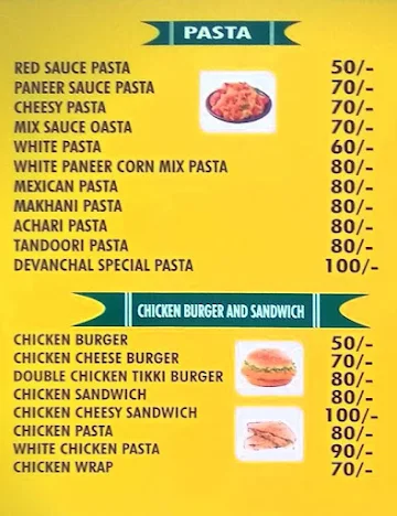 Devanchal Fast Food menu 