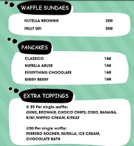 Waffle O'Clock menu 2