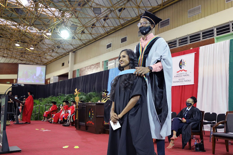 Voloshni Annamallay is the University of KwaZulu-Natal's first hearing-impaired graduate.