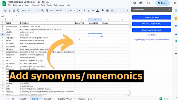 Flashcard Lab screenshot 1