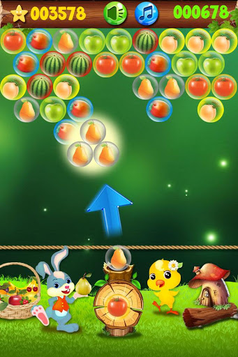 Screenshot Fruit bubble shoot