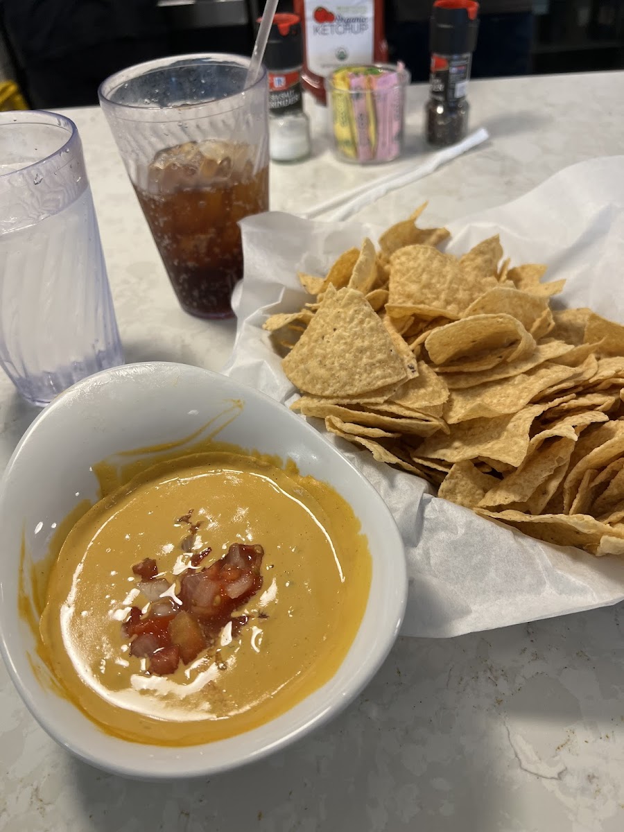 GF vegan queso