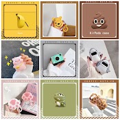 Vỏ Bảo Vệ Tai Nghe Bluetooth Airpods Bằng Sillicone Dẻo, Ốp Case Cute, Airpods 2/Pro < Nhiều Mẫu>