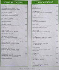 Secret Of Bangalore menu 2