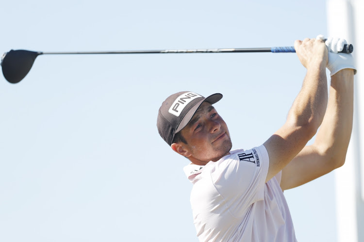 Viktor Hovland of Norway plays a shot during the final round of the Hero World Challenge at Albany Golf Course in Nassau, Bahamas, December 3 2023. Picture: MIKE LEHRMANN/GETTY IMAGES