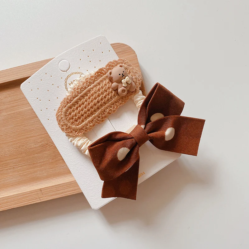 Prinsessenstijl schattig meisjes strik haarspeld set, voor charmante kapsels, eenvoudig te gebruiken en stijlvol, perfect voor meisjes.