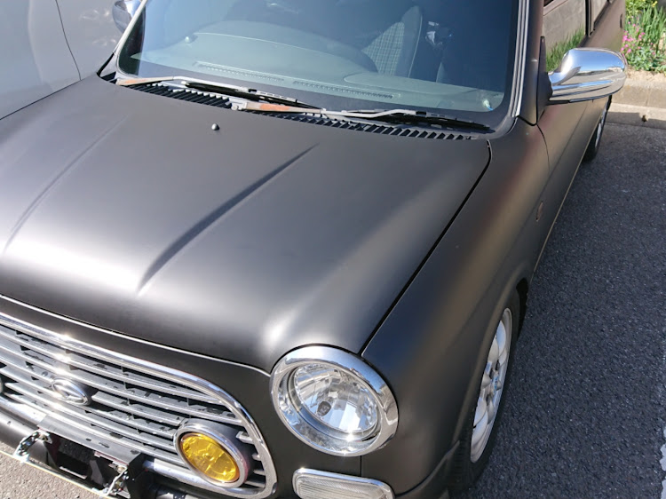 ミラジーノの洗車・艶消しブラックに関するカスタム事例の投稿画像1枚目