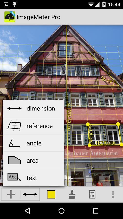    ImageMeter Pro - photo measure- screenshot  