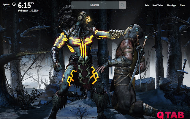 Mortal Kombat X New Tab MKX Wallpapers