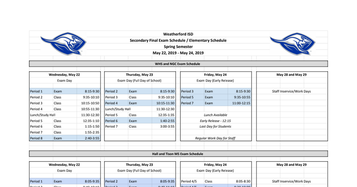 Spring Semester Final Exam Schedule 2019.pdf