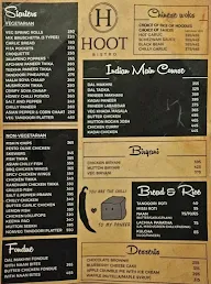 Hoot Bistro menu 3
