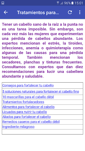 Tratamientos para el cabello