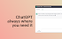 ChatGPT » Summarize & Chat