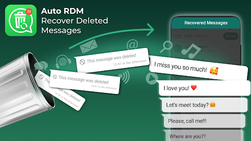 Screenshot RDM: Recover Deleted Messages